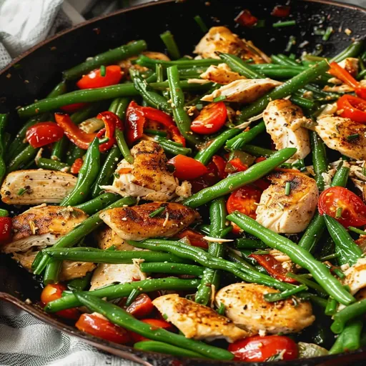 Chicken and Green Bean Skillet