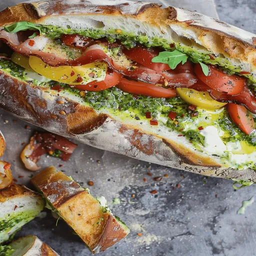 BLT with Pesto Aioli